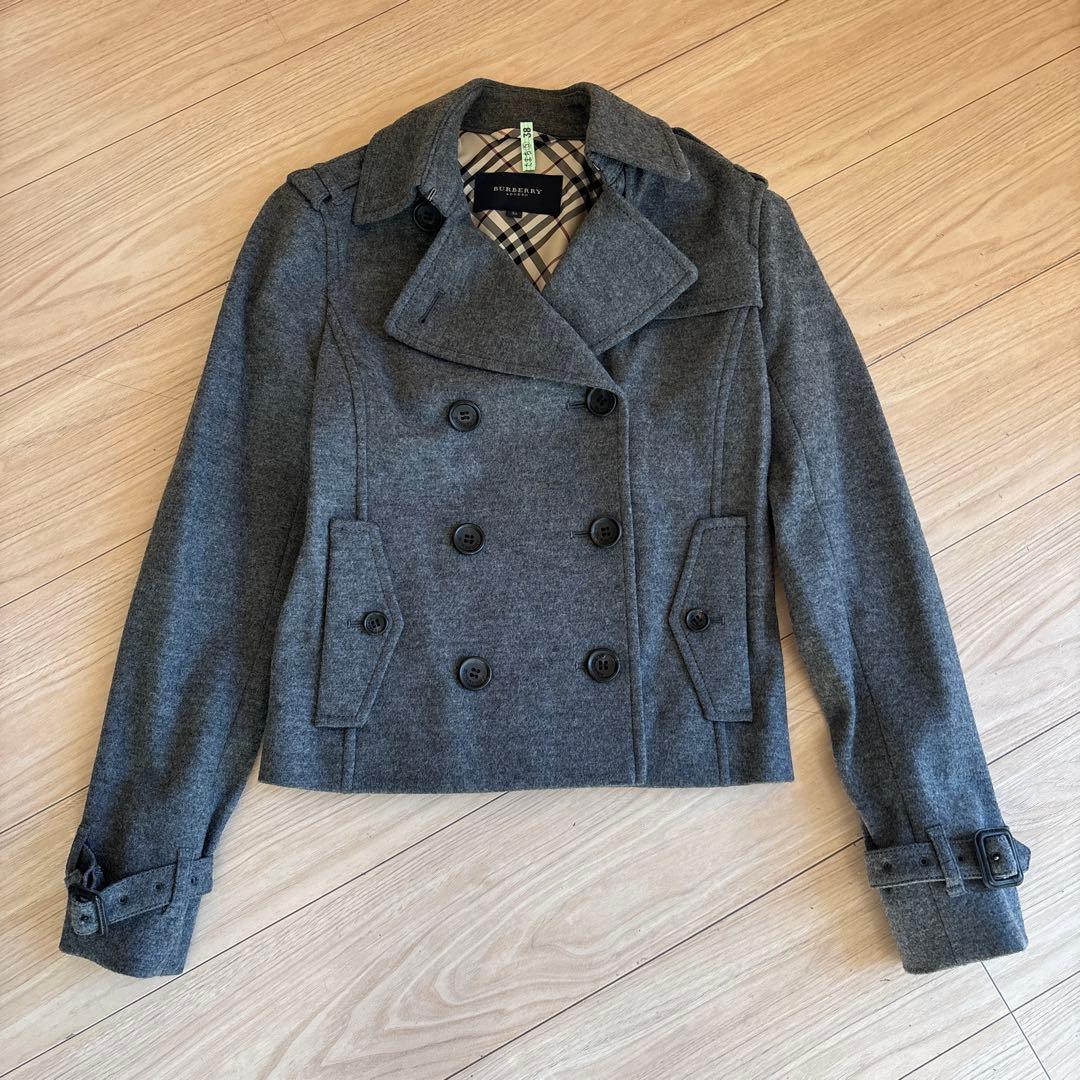 バーバリー　ジャケット　チャコールグレー　S