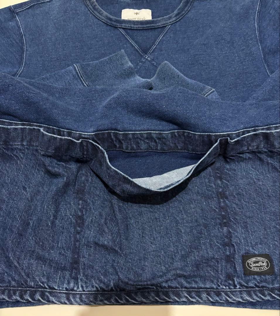 つ*ー様 新品　 Peak スノーピーク　キャンピングインディゴスウェッ