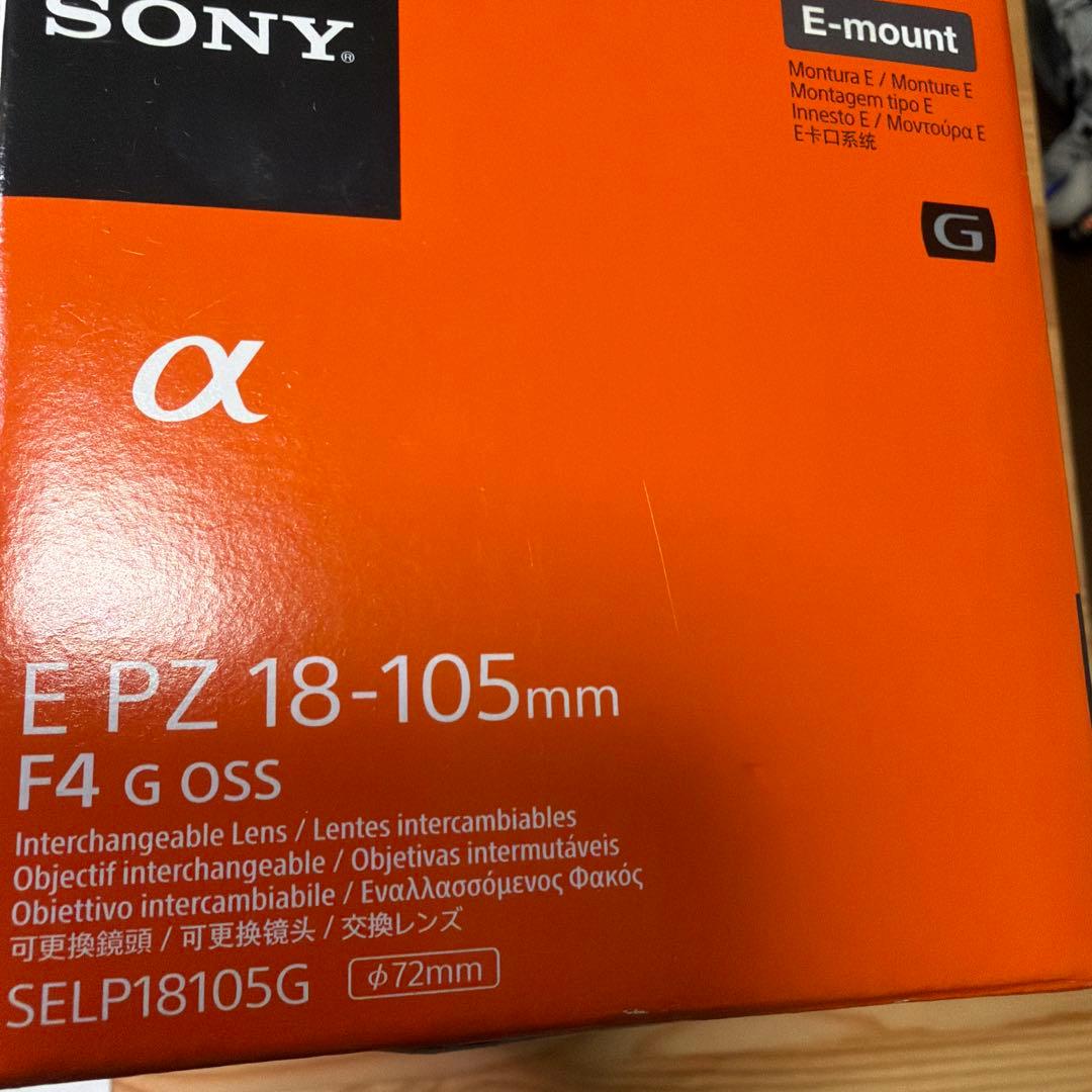 レンズ(ズーム) SONY E PZ 18-105mm F4 G OSS