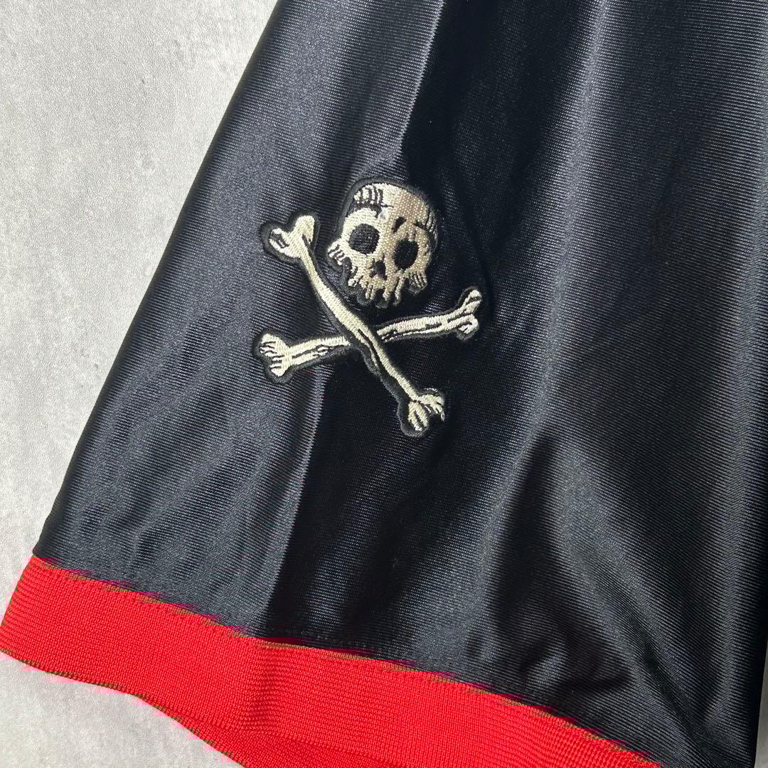 入手困難 パイレーツオブカリビアン 刺繍 ゲームシャツ メッシュ 黒 リンガー