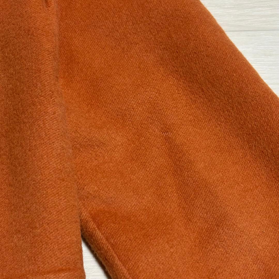 フェラガモ イタリア製 アンゴラ混 ウールジャケット オレンジ 38