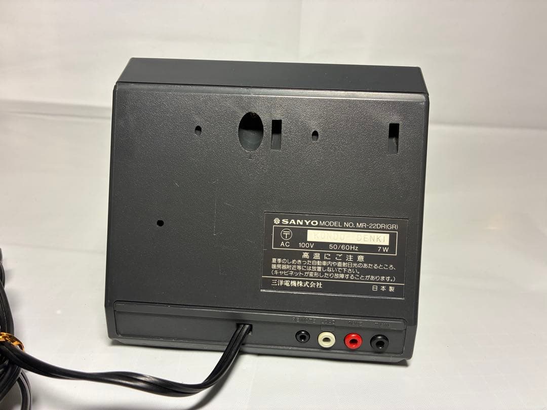 動作品　SANYO MR-22DR データレコーダー　カセットプレーヤー