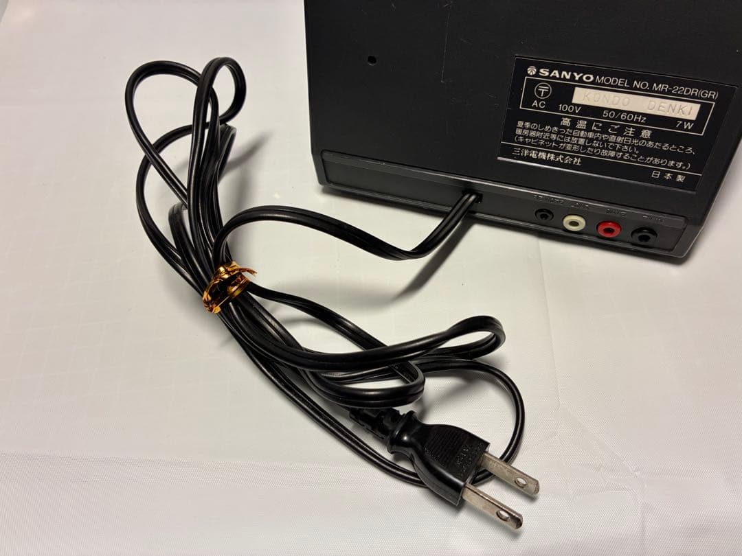 動作品　SANYO MR-22DR データレコーダー　カセットプレーヤー