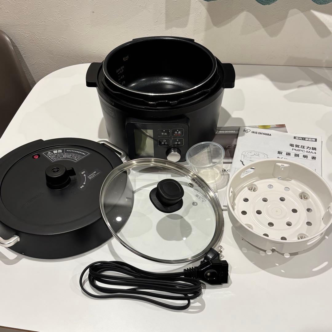 アイリスオーヤマ 電気圧力鍋 PMPC-MA4-B 4.0L ブラック