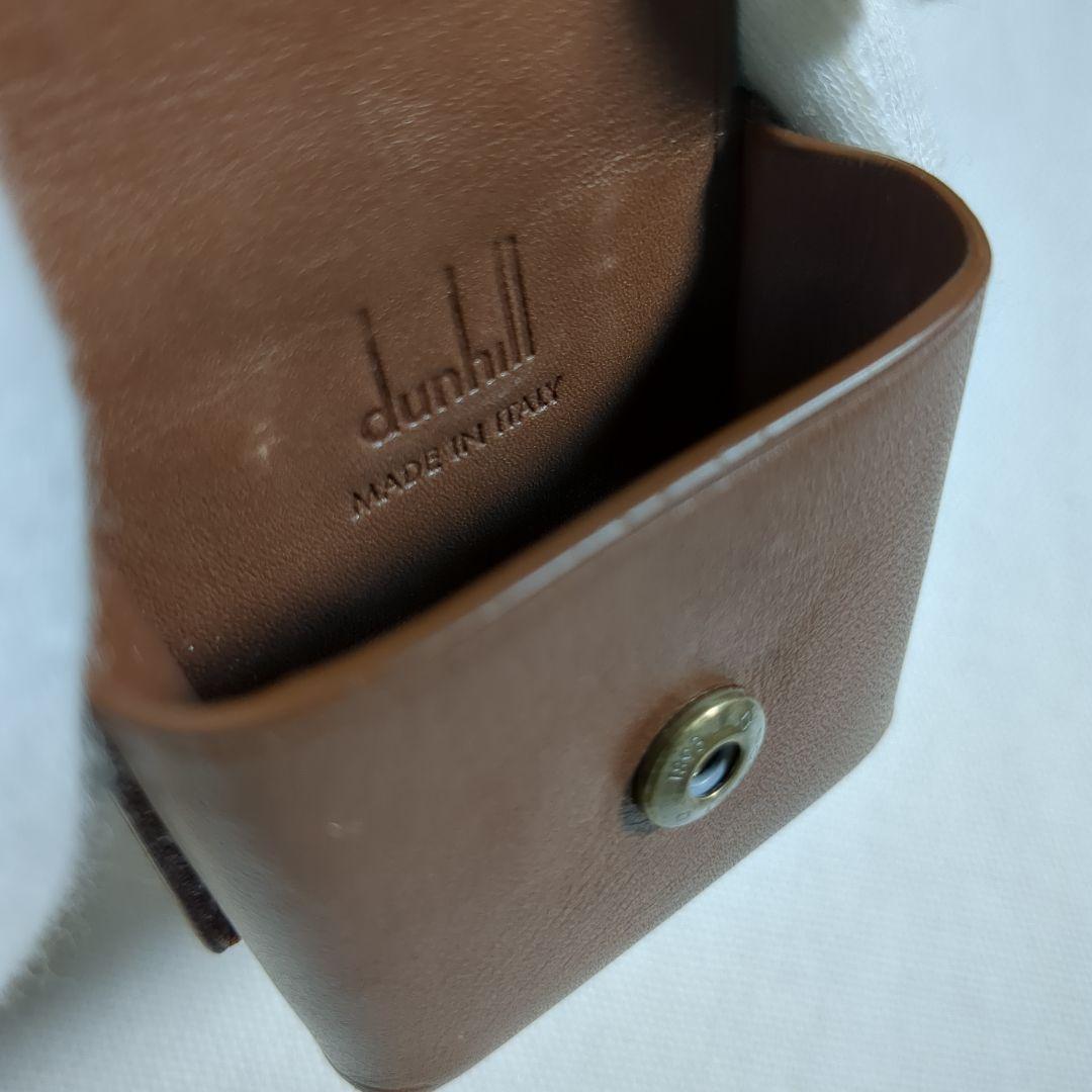 dunhill アルフレッド ダンヒル レザー AirPodsケース ブラウン