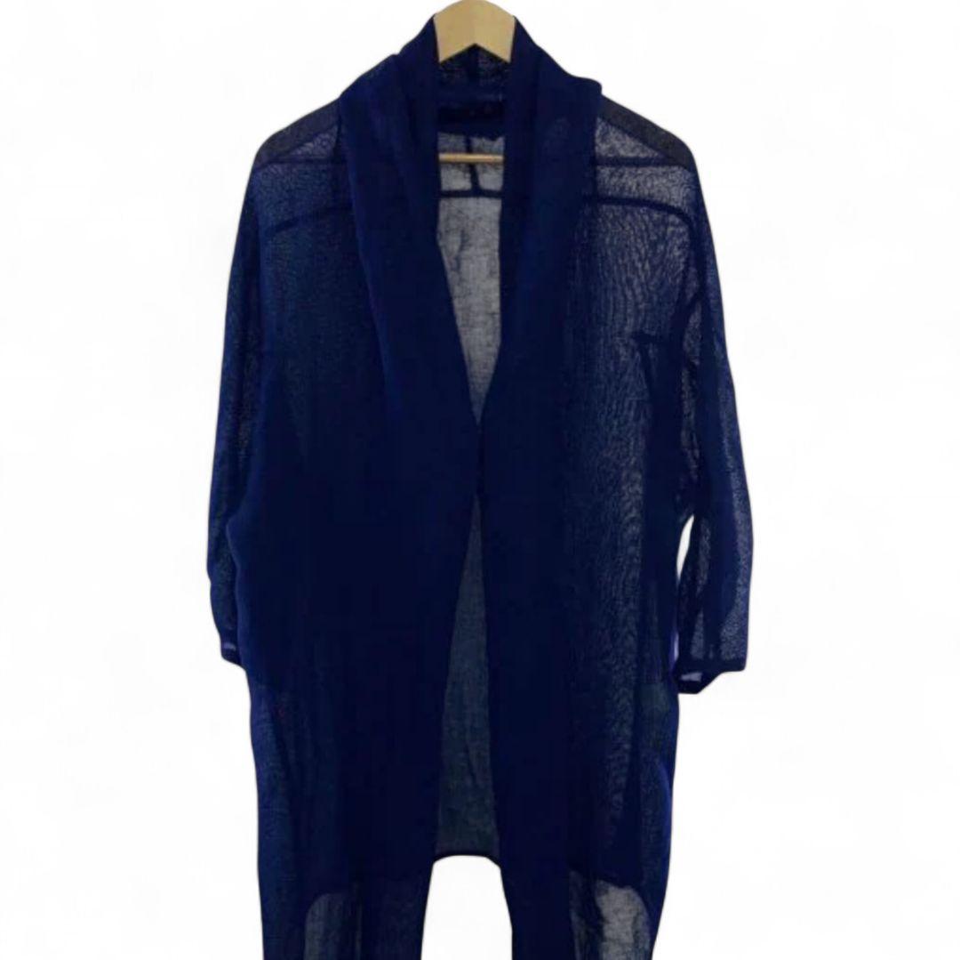 Y's ヨウジヤマモト 変形 ロングカーディガン 16ss ネイビー