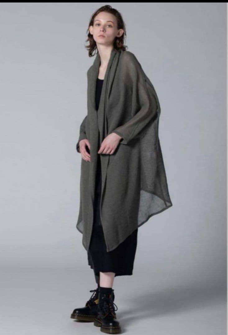 Y's ヨウジヤマモト 変形 ロングカーディガン 16ss ネイビー