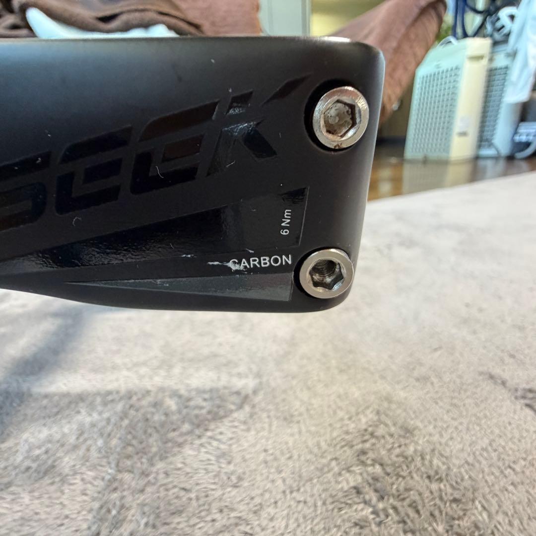 TOSEEK　一体型ハンドル　幅380mm　ステム長100mm 付属品全てアリ