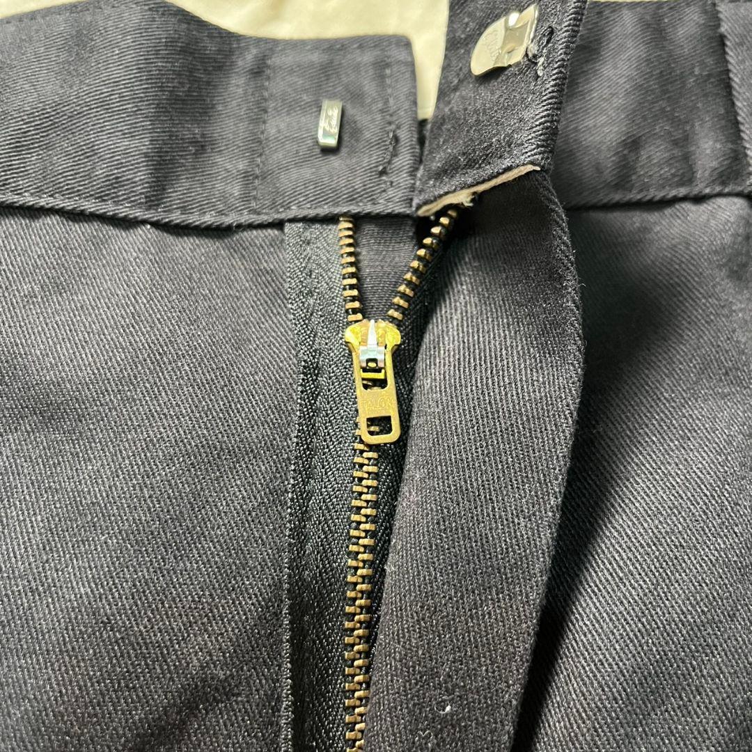 90s Dickies ワークパンツ 874 USA製 黒 ブラック TALON
