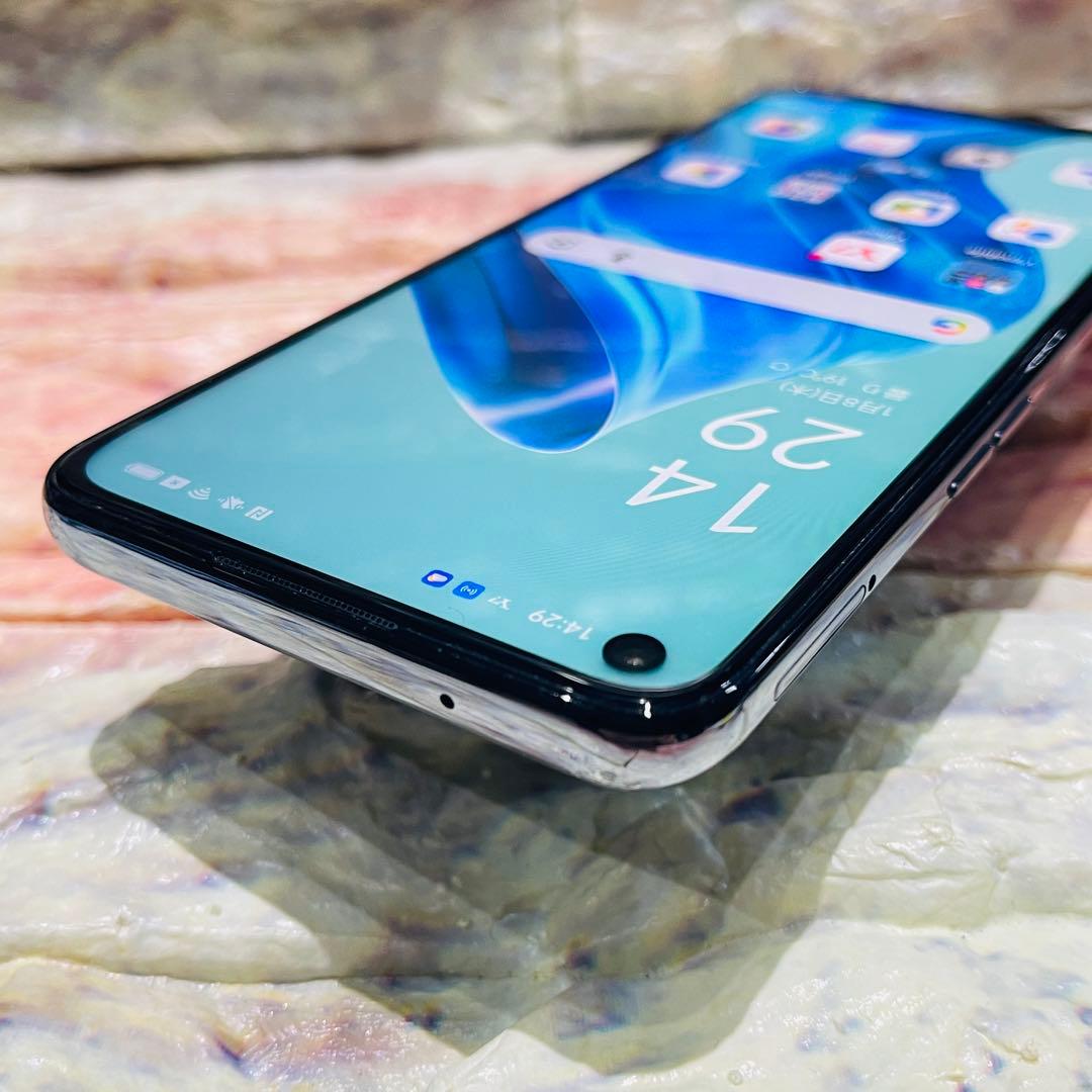 SIMフリー OPPO Reno5 A 64GB シルバーブラック 電池良好