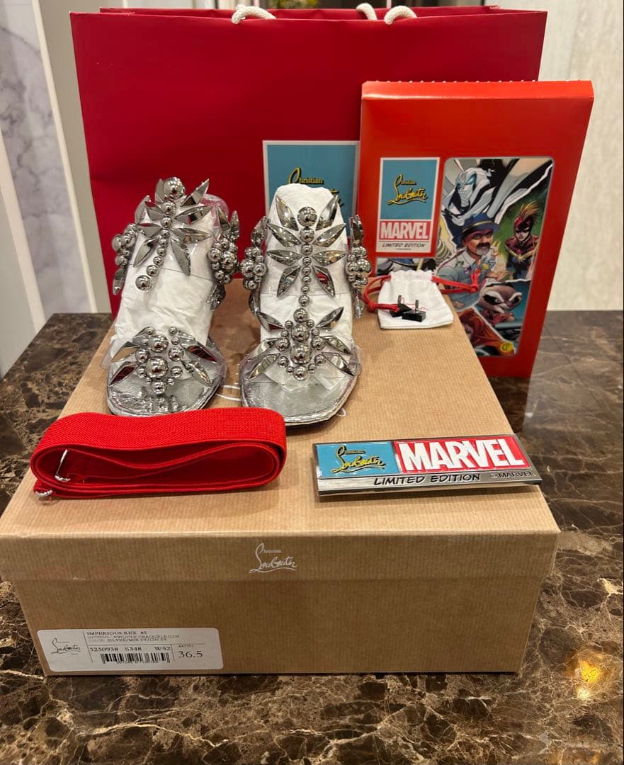 クリスチャンルブタン×マーベルコラボ　限定品