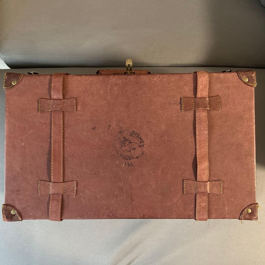 JAL ミッキー革製トランク