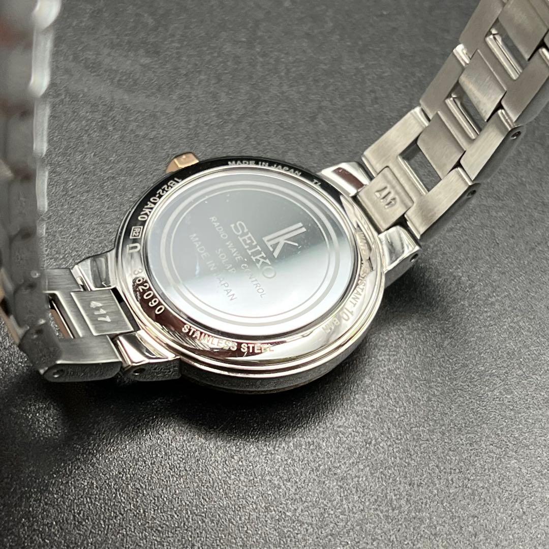 稼動 腕時計　SEIKO lk 電波ソーラー　セイコー　ルキア　デイト　D77