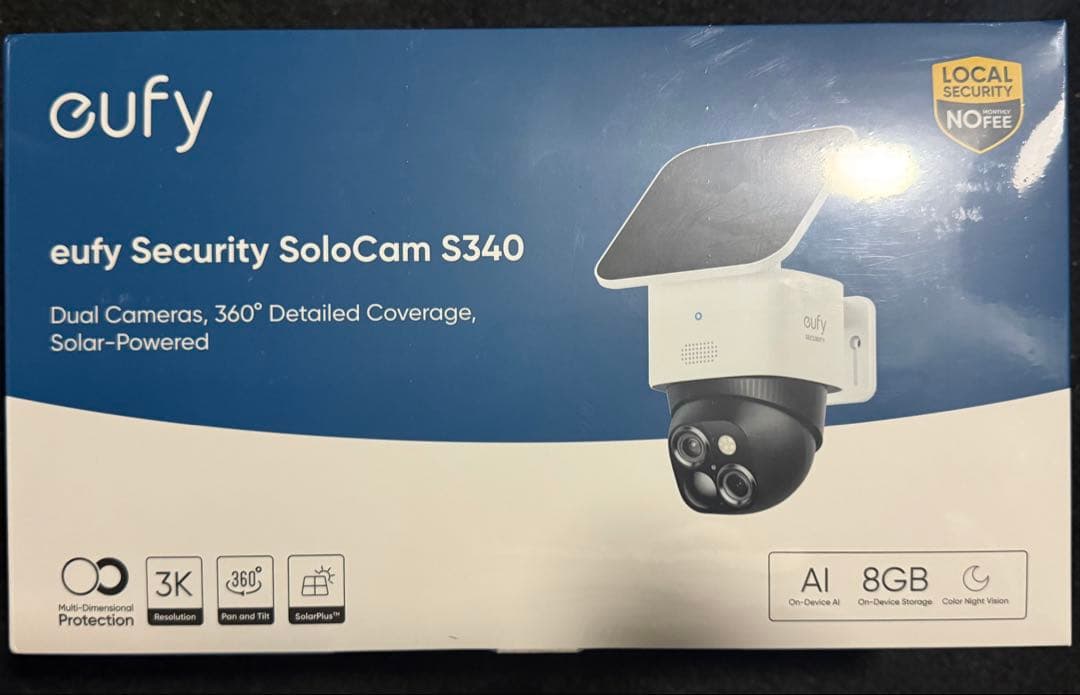 Anker Eufy SoloCam S340（屋外防犯カメラ）