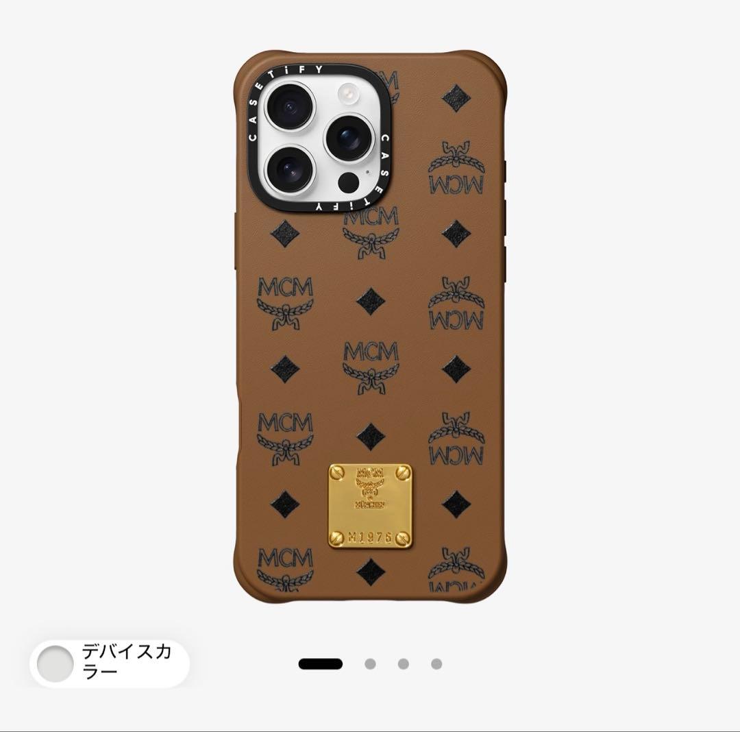 ケースティファイ MCM コラボ iPhone16PRO