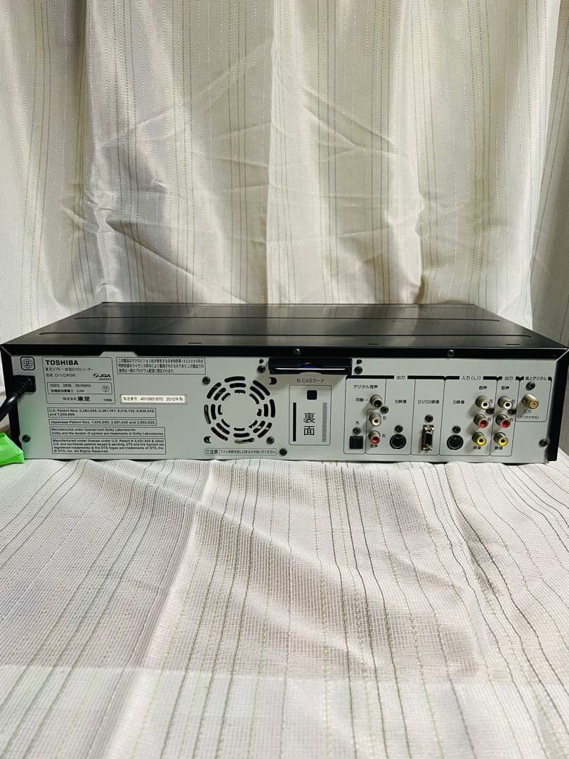 2010年製 TOSHIBA DVDレコーダー D-VDR9K