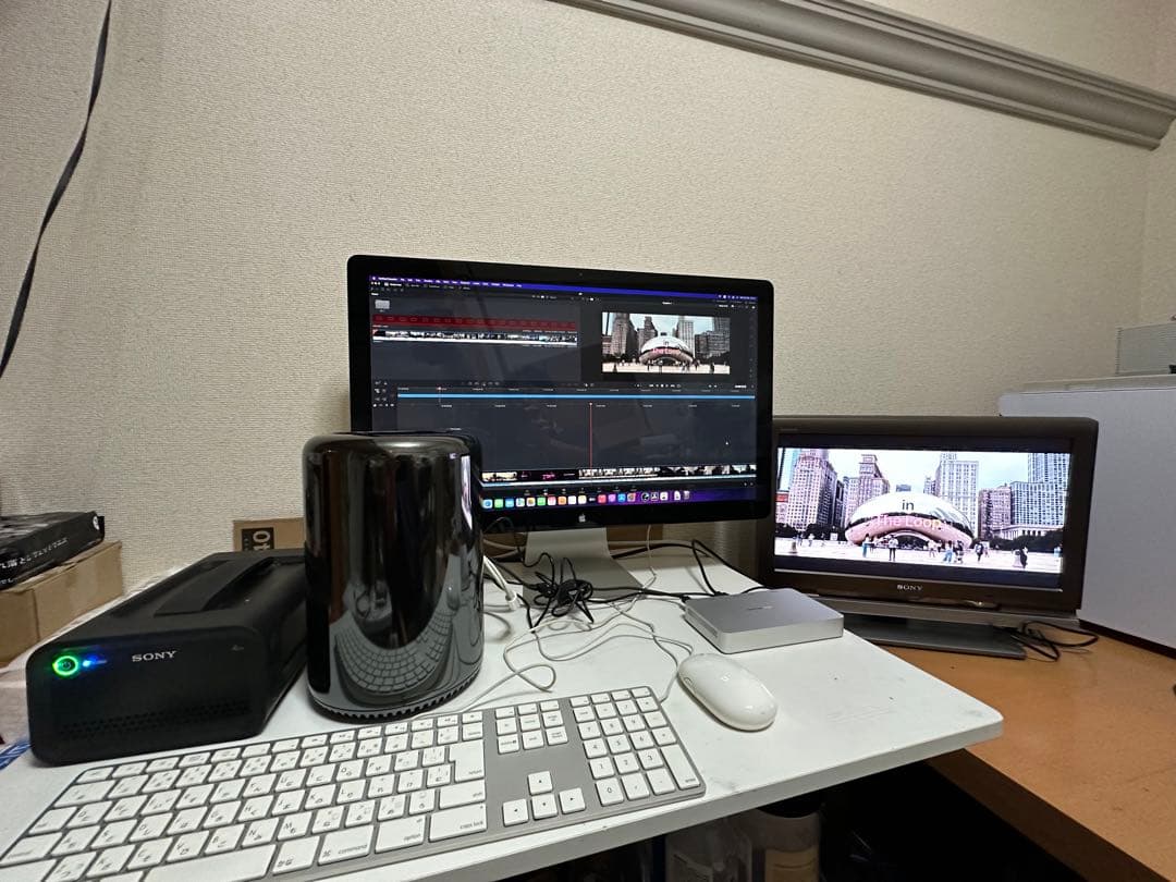 Macデスクトップ MacPro2013/12core2.7/D7006GX2/AppleDispl