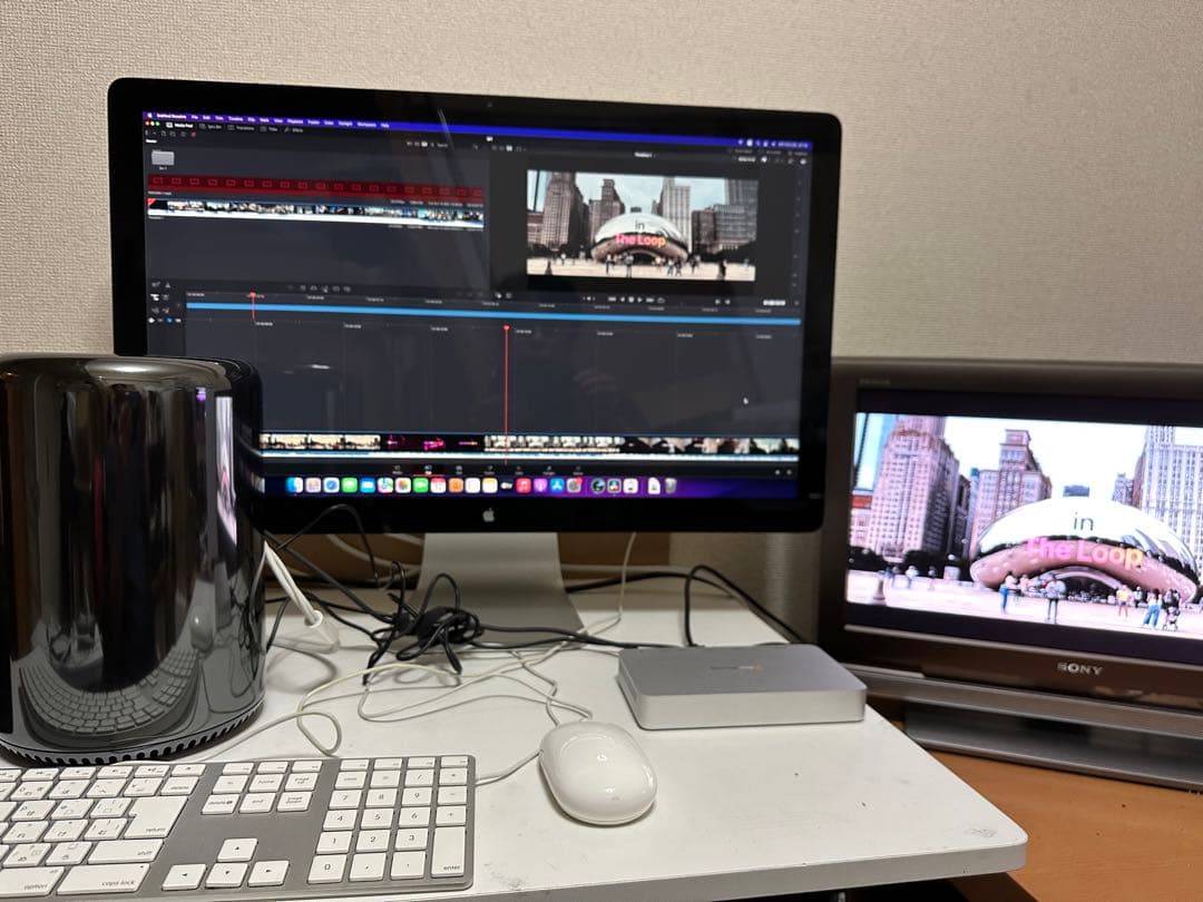 Macデスクトップ MacPro2013/12core2.7/D7006GX2/AppleDispl