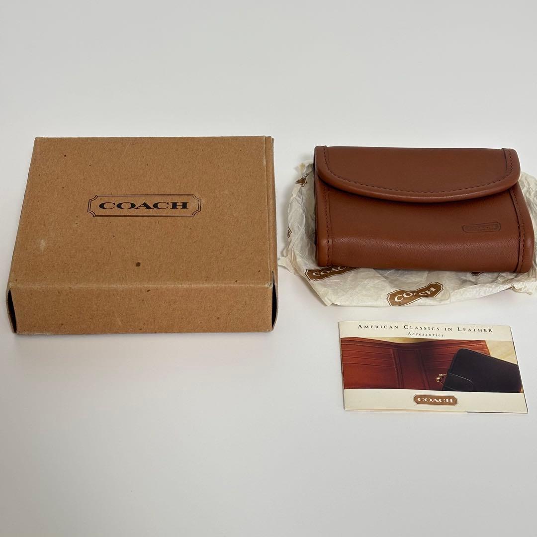 【未使用】COACH オールドコーチ ケース　コンパクトウォレット　財布