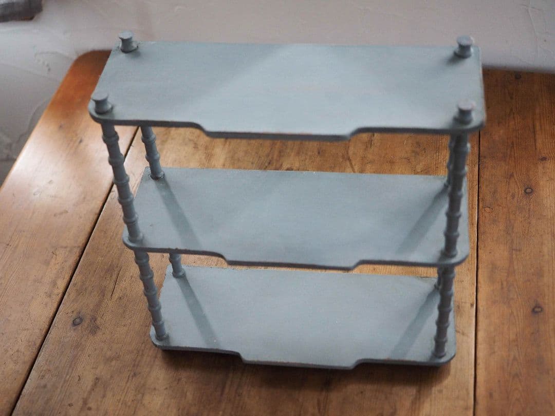 フランス　アンティーク　棚　シェルフ　小さな棚　シャビー　ビンテージ