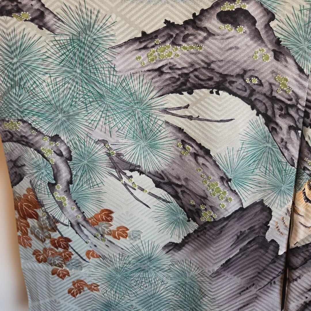 No32　正絹　男の子お祝い着物　長襦袢付き　産着　七五三