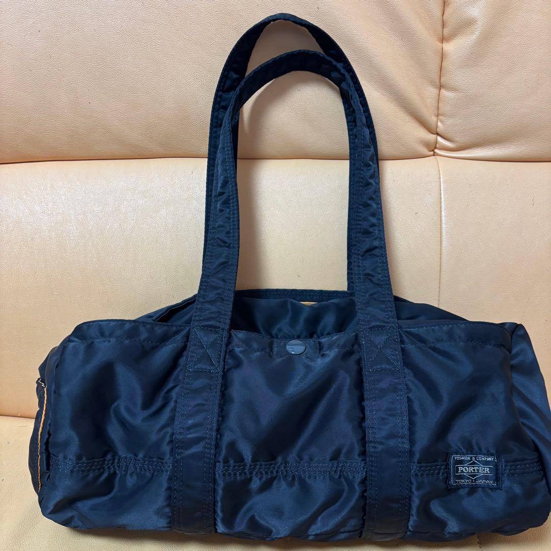 【美品】PORTER タンカー ダッフル ミニボストンバッグ ドラム S