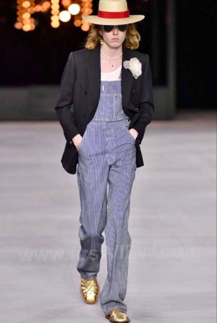 20SS Celine オーバーオール 29 つなぎ デニム ジーンズ