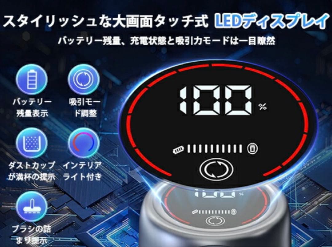 掃除機【吸引力完全進化65Kpa超強力!革新版グリーンLED