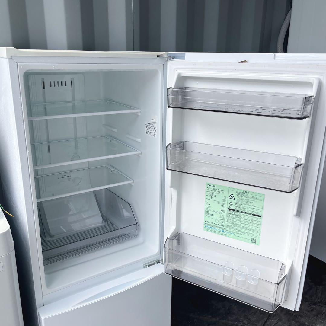 148取付無料！完動品！東芝おしゃれホワイト冷蔵庫・7kg洗濯機・電子レンジ