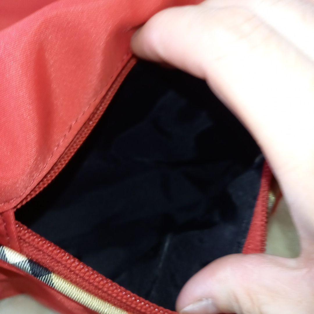 激レア BURBERRY GOLF ウエストポーチ レッド