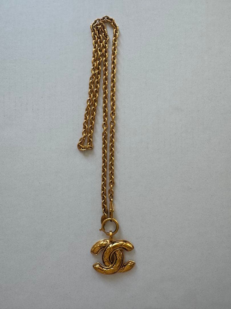 シャネルCCロゴペンダントネックレス