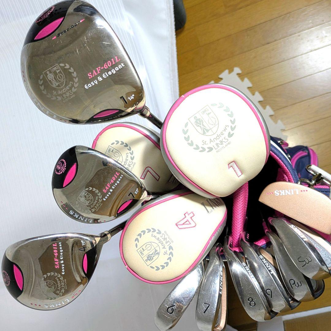 LINKS ゴルフクラブレディースセット Callawayキャディバッグ付