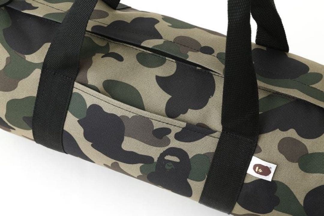 BAPE◆A BATHING APE／迷彩カモ◆ドラムバッグ◆付録ノベルティ