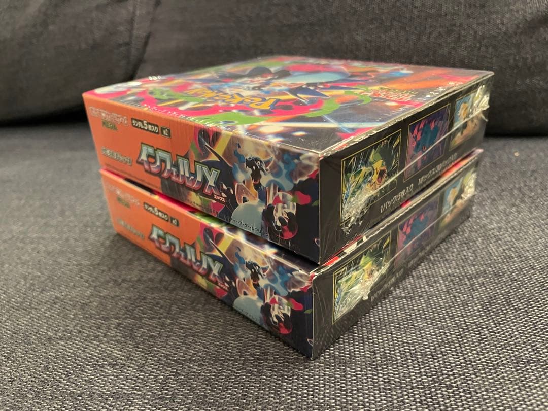 未開封シュリンク付き インフェルノX BOX 2箱セット ポケモンカード