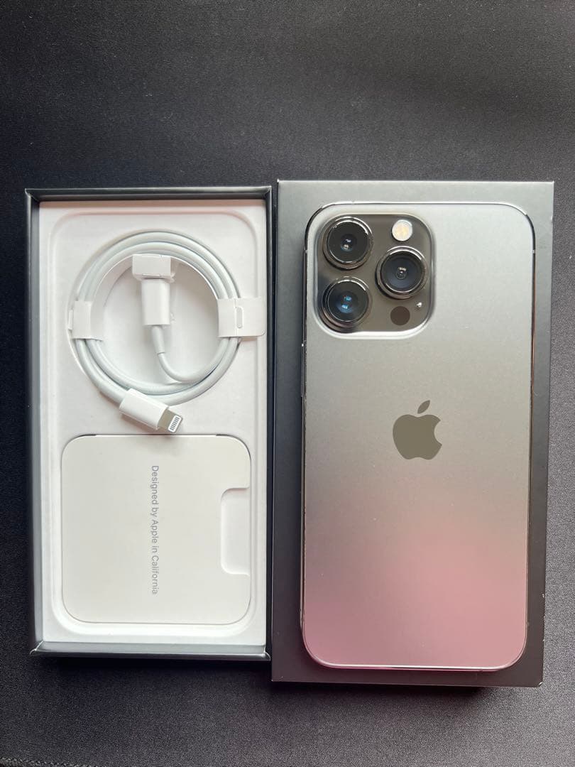 iPhone 13 Pro 512GB ブラック（中古・シャッター音なし）