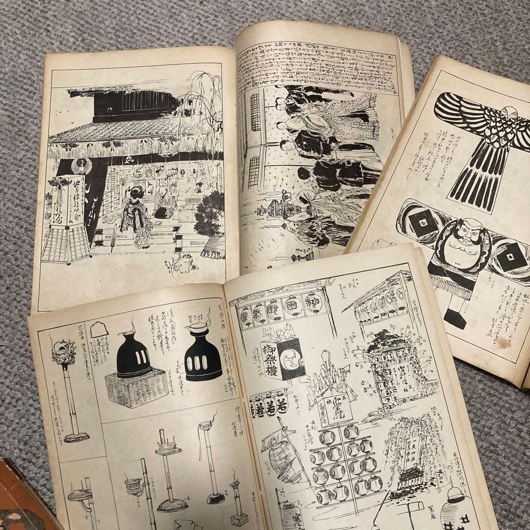 いろは引　江戸と東京風俗野史　六巻揃　伊藤晴雨