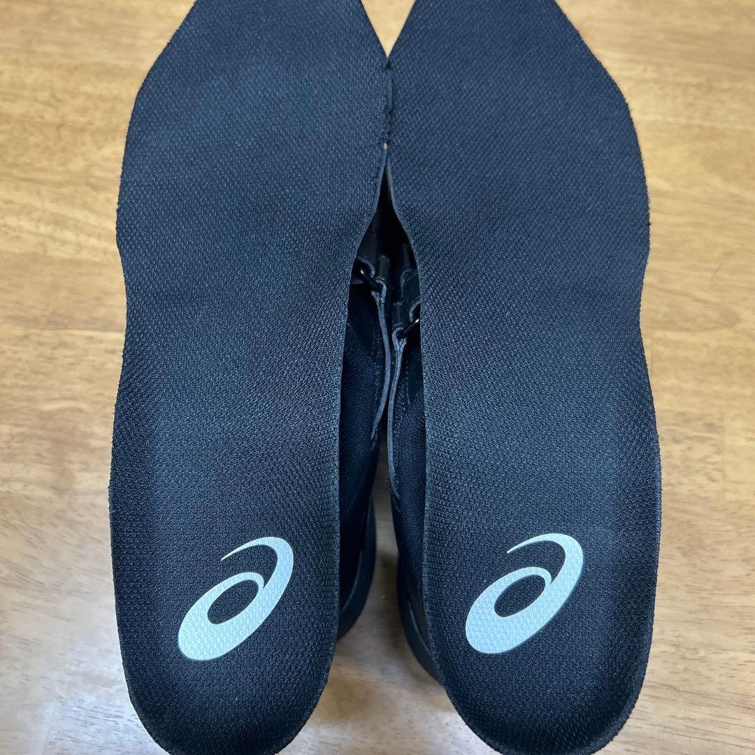 asics 安全靴 黒 ベルクロストラップ