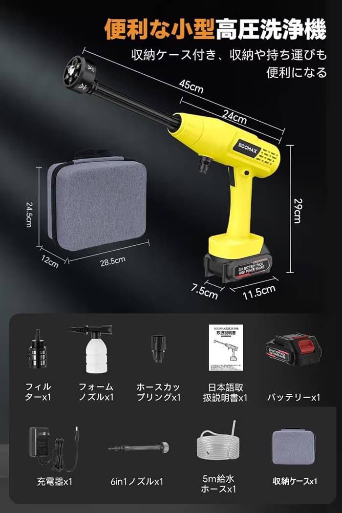超強力！高圧洗浄機 10MPa