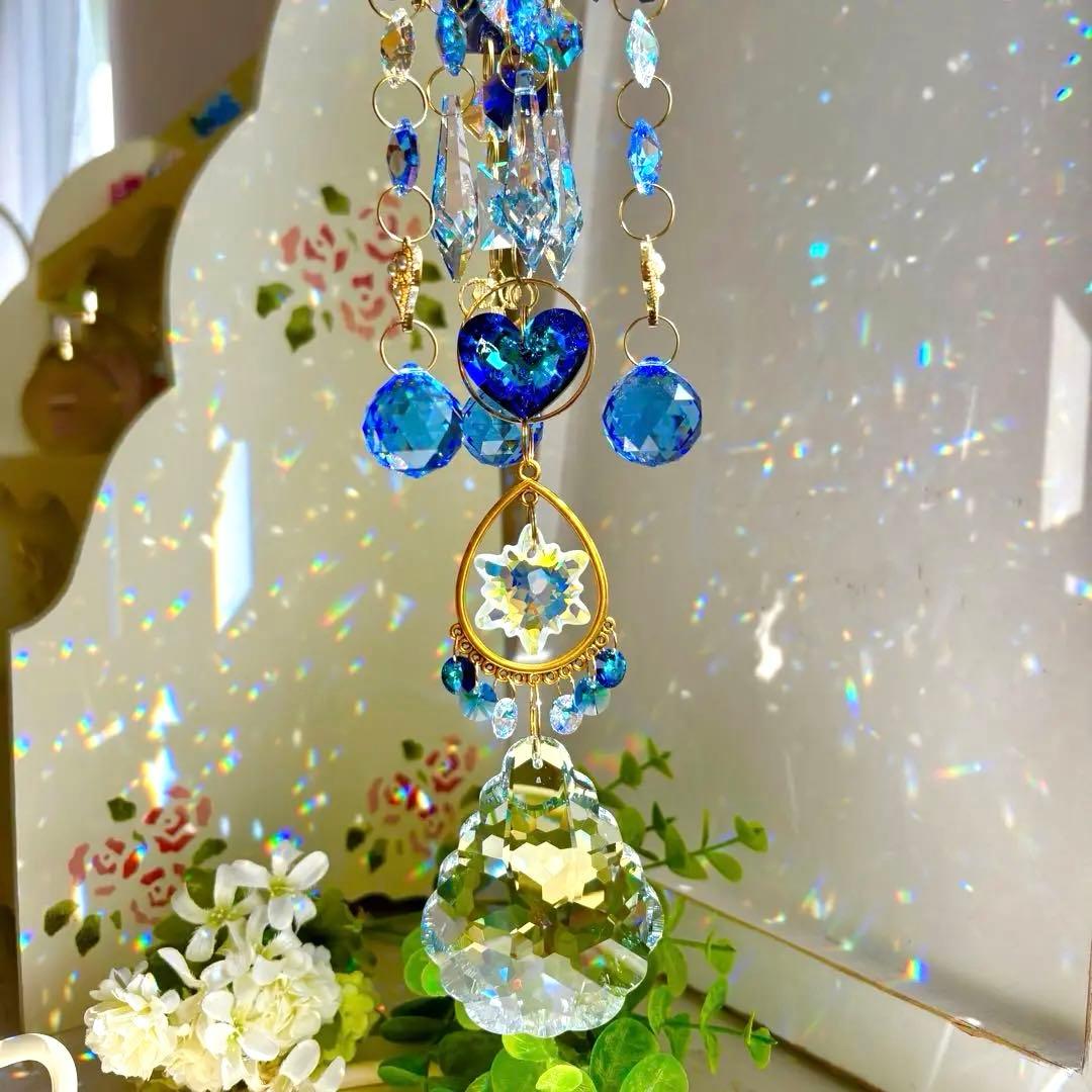 アラベスク✩.*˚ SWAROVSKIシャンデリア風サンキャッチャー