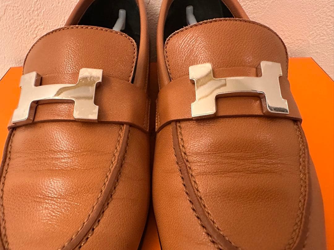 エルメス モカシンパリ 34.5(22.5㎝相当)　箱付き