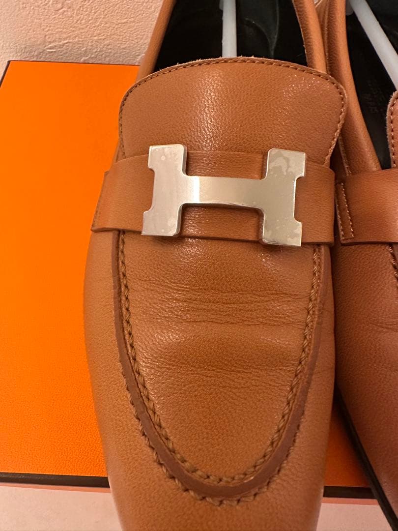 エルメス モカシンパリ 34.5(22.5㎝相当)　箱付き