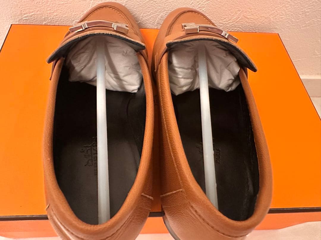エルメス モカシンパリ 34.5(22.5㎝相当)　箱付き