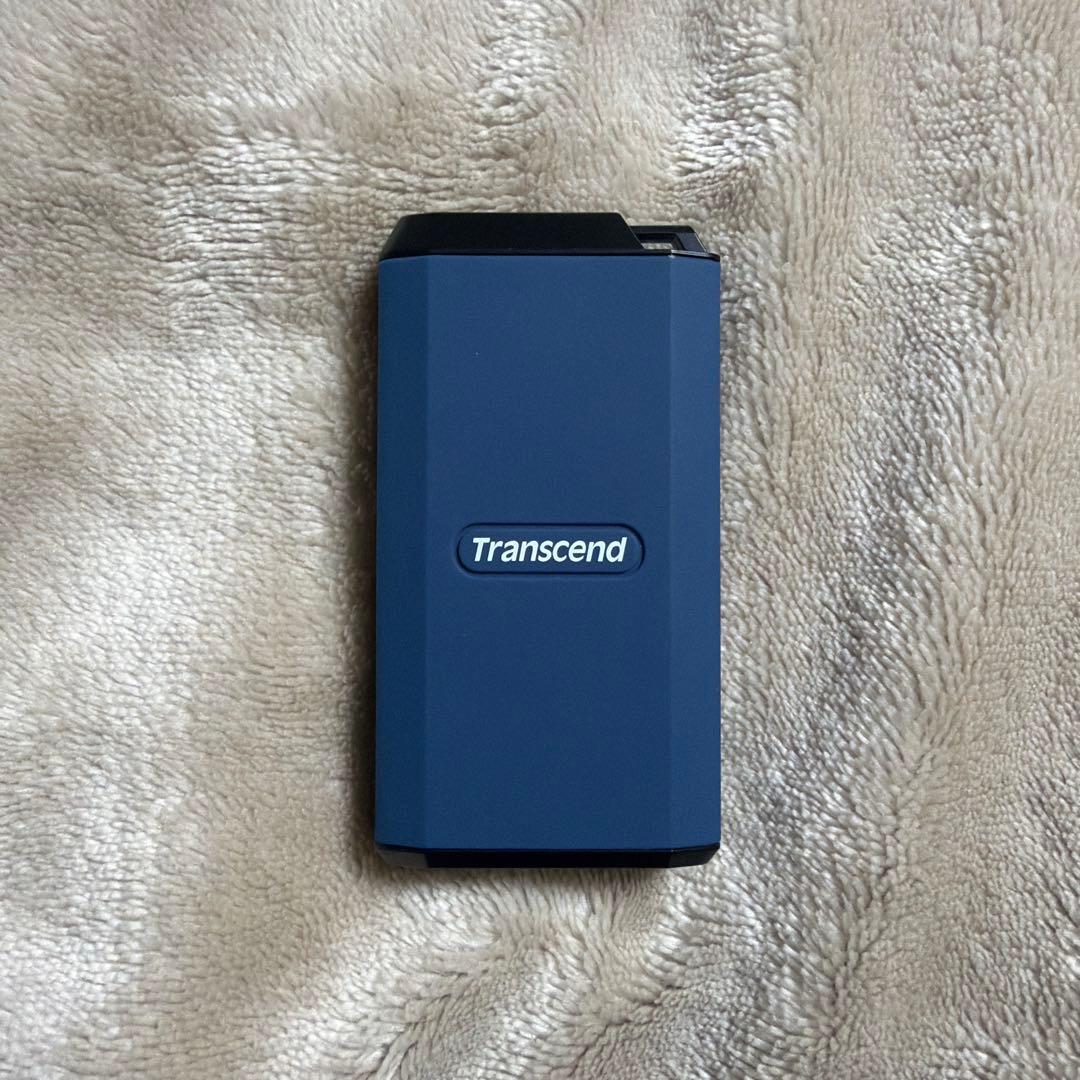 Transcend ポータブルSSD ネイビー 1TB 20Gbps