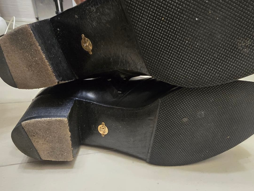 Le Yucca's Art.Y28318 サイドジップブーツ BLACK