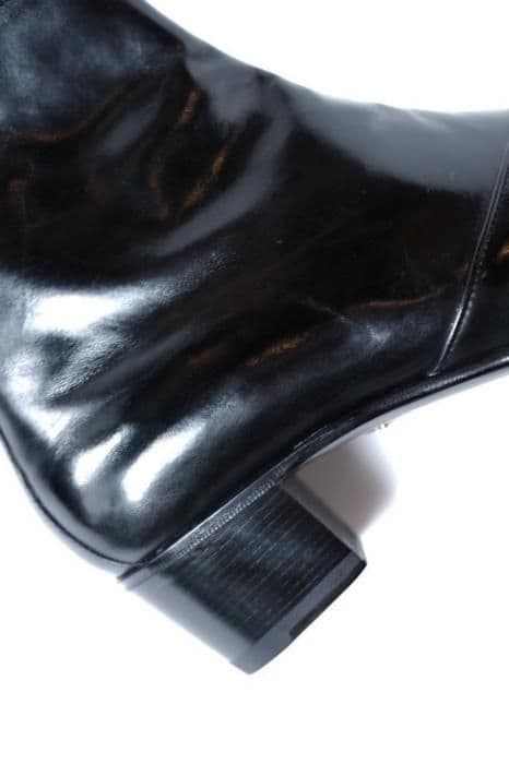 Le Yucca's Art.Y28318 サイドジップブーツ BLACK