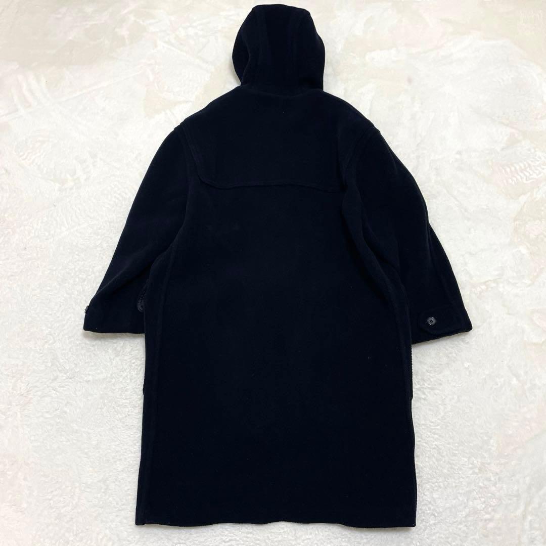 【美品】グローバーオール キングストン ダッフルコート ヘリンボーン 紺 XL