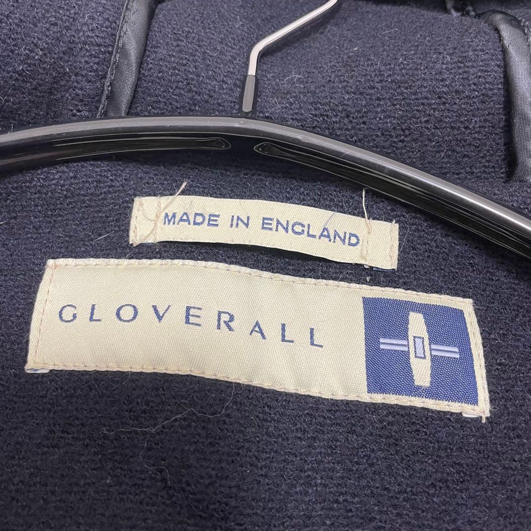 【美品】グローバーオール キングストン ダッフルコート ヘリンボーン 紺 XL