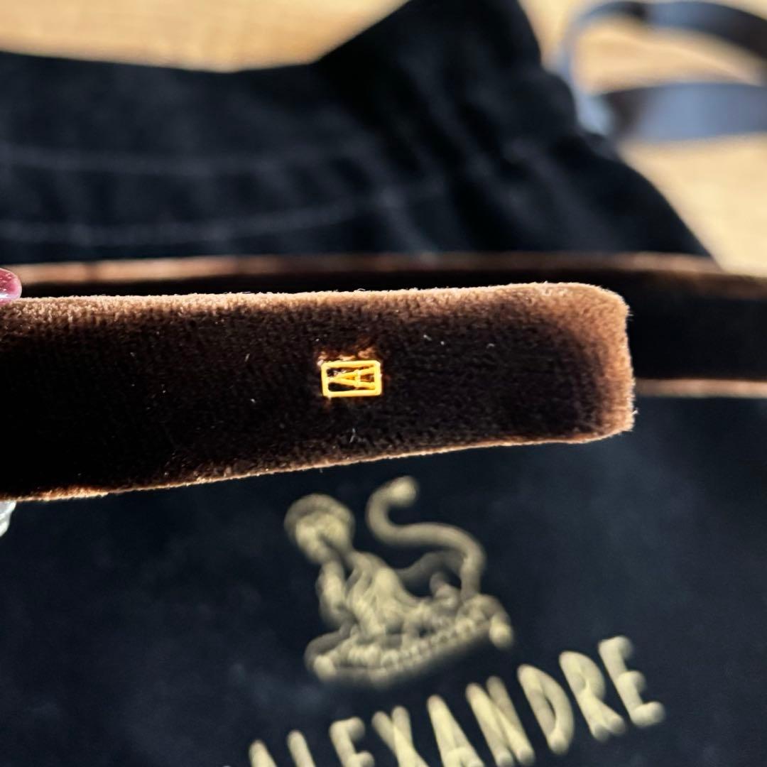 KRSさま専用　ALEXANDRE DE PARIS カチューシャ　ベロア
