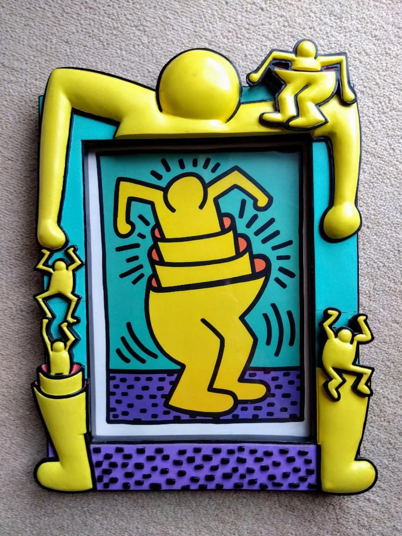 Keith Haring☆キースへリング　立体額縁（オリジナルフレーム）ポスター