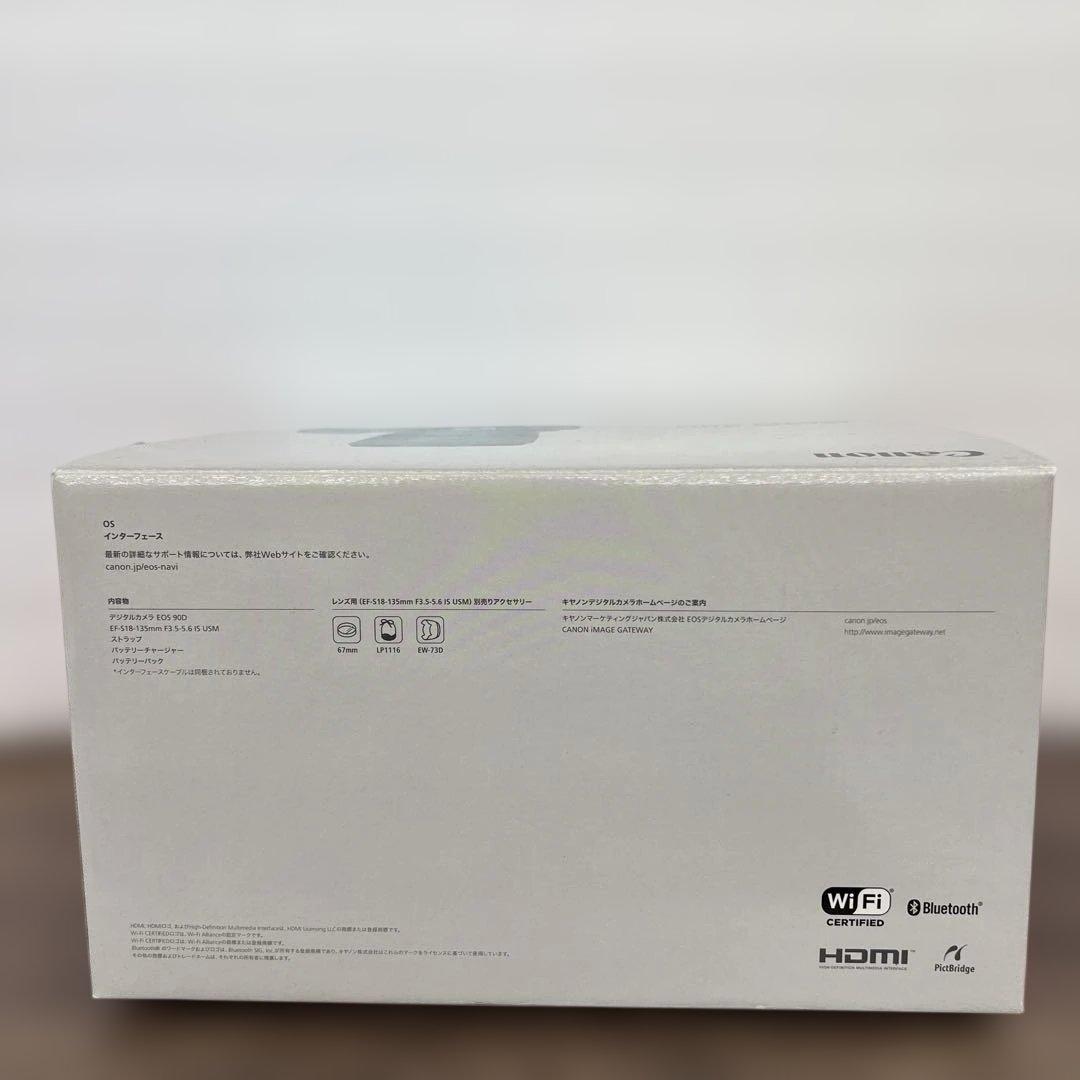 Canonデジタル一眼レフカメラEOS90D EF-S18-135 レンズキット